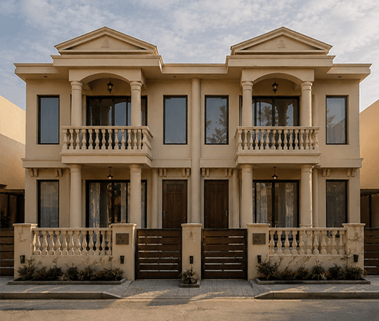 Villa exterior at the Palm