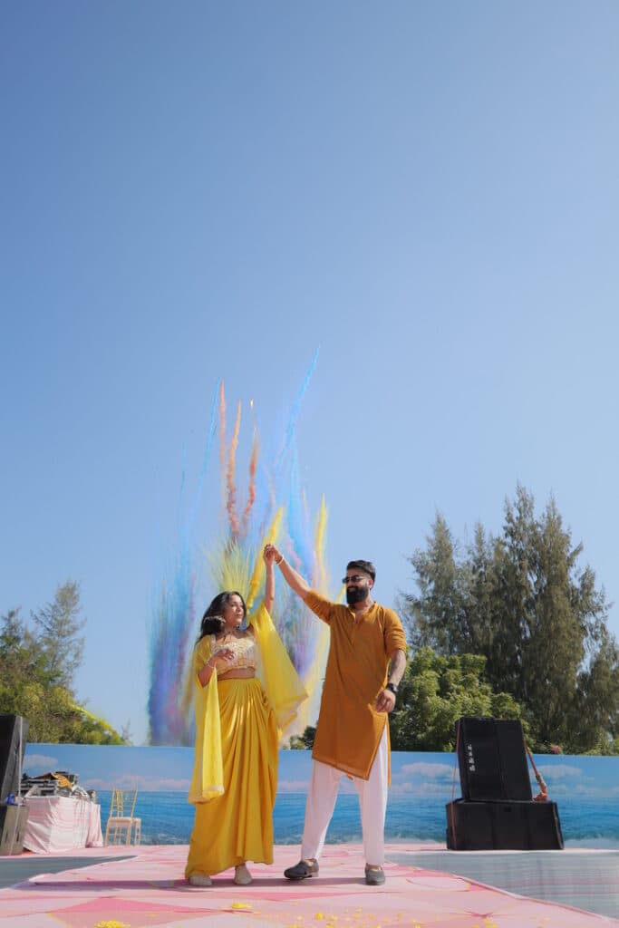 Guests celebrating at The Palm Resort